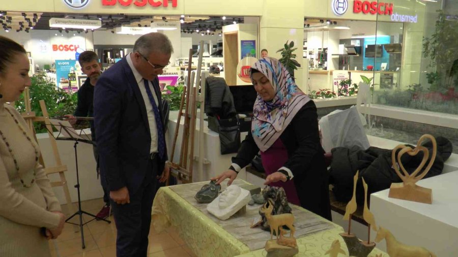 Resim Öğretmenlerinden ‘el Emeği Göz Nuru’ Sergi