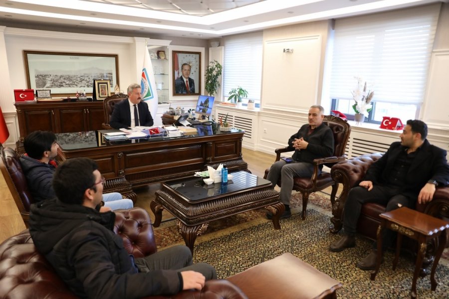 Başkan Palancıoğlu, Erasmus Öğrencilerini Ağırladı