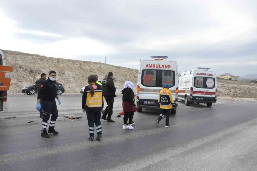 Karaman’da İşçi Servisi İle Yolcu Minibüsü Çarpıştı: 5 Yaralı