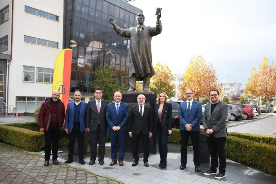 Kayü Rektörü Karamustafa, Kuzey Makedonya’da İşbirliği Ziyaretlerinde Bulundu