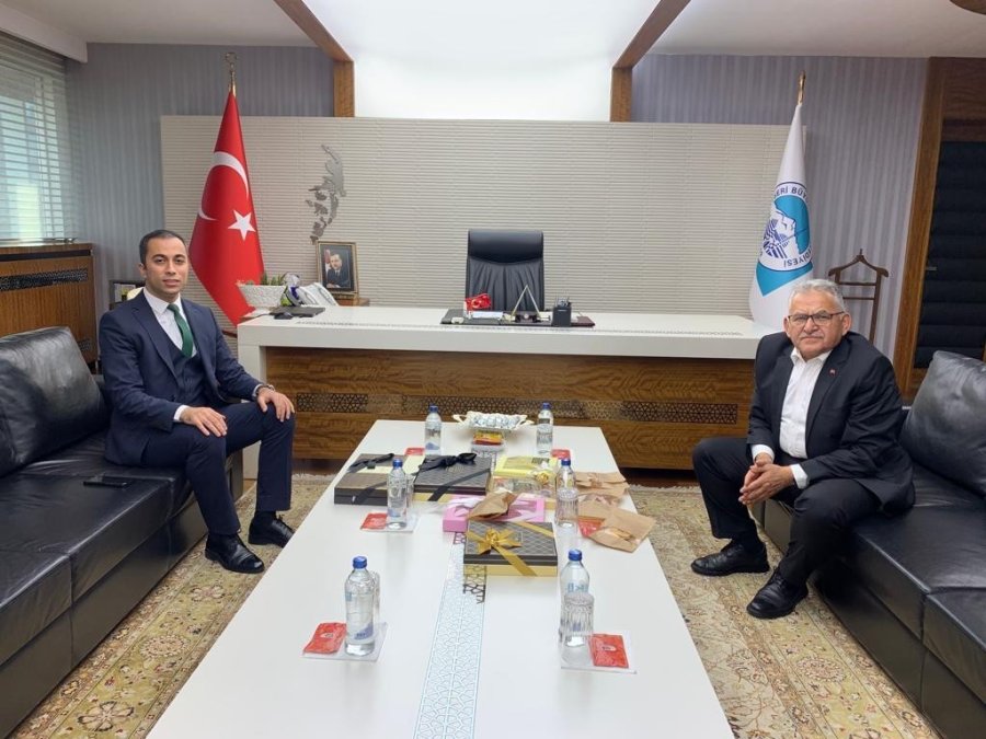 Kaymakam Güner’den Başkan Büyükkılıç’a Teşekkür Ziyareti