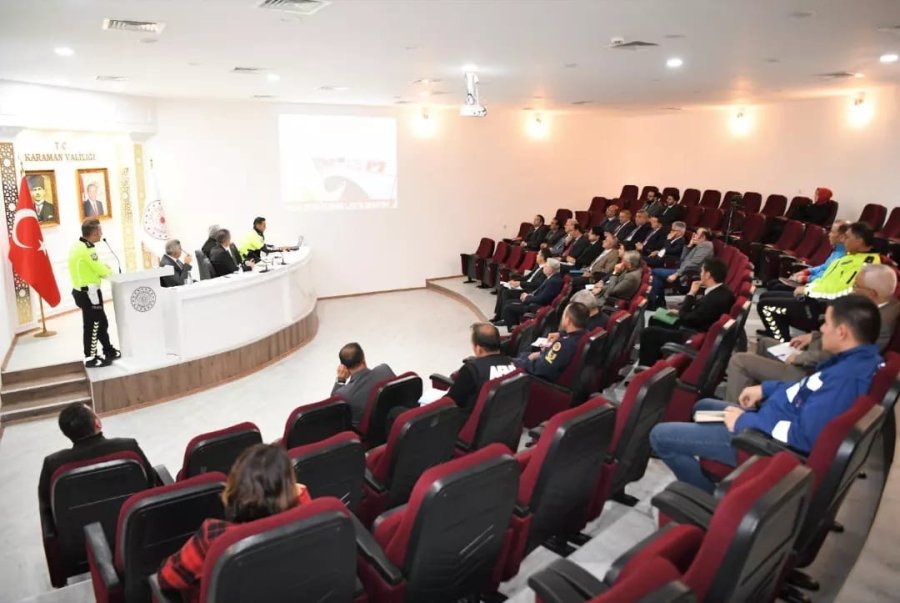 Karaman’da Kış Mevsimi Alınacak Tedbirler Değerlendirildi