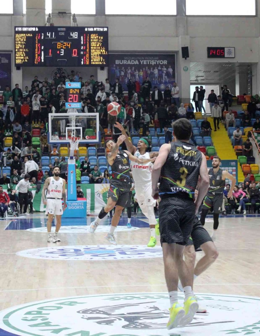 Basketbol Süper Ligi: Konyaspor: 89 - Aliağa Petkimspor: 84