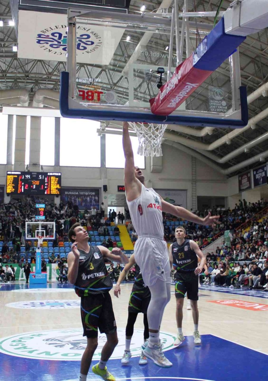 Basketbol Süper Ligi: Konyaspor: 89 - Aliağa Petkimspor: 84