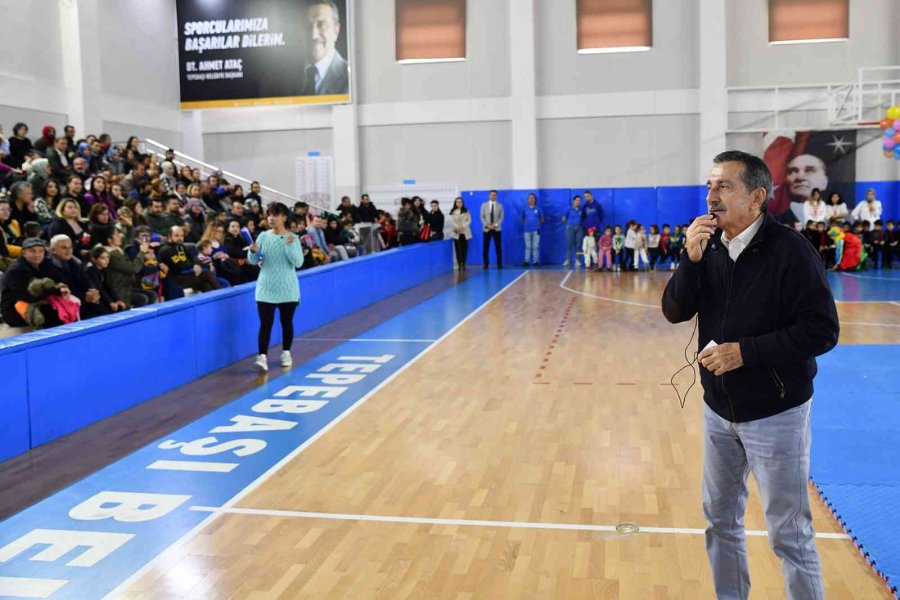 Başkan Ataç Jimnastikle Tanışan Çocuklarla Buluştu