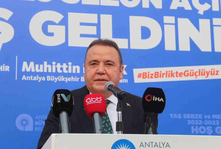 Örtü Altı Üretim Üssü Antalya’da, 2022-2023 Hal Sezonu Açıldı