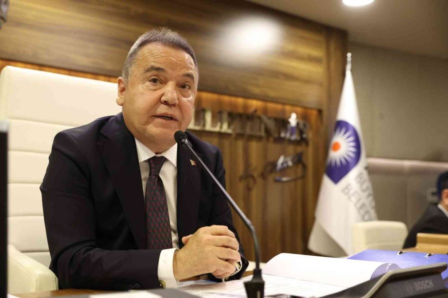 Antalya Büyükşehir’in 2023 Bütçesi 8 Milyar 250 Milyon Tl Olarak Kabul Edildi