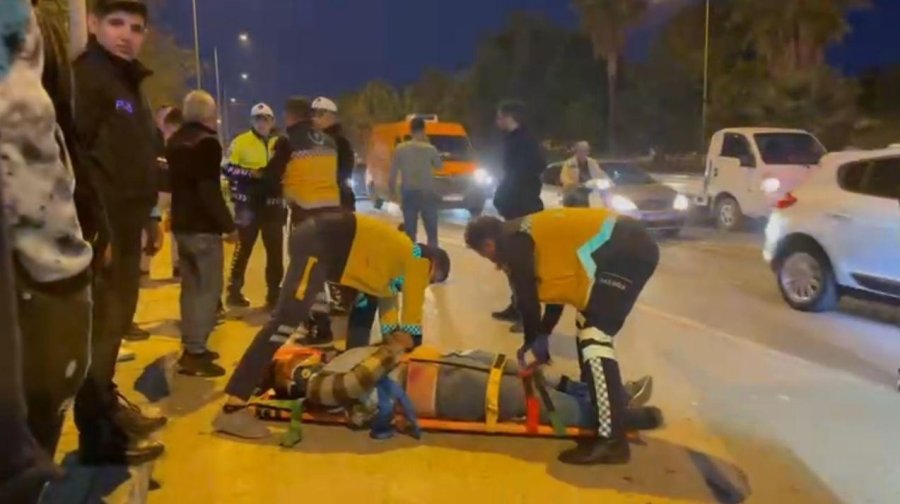 Gazipaşa’da Motosiklet Kazası: 1 Yaralı