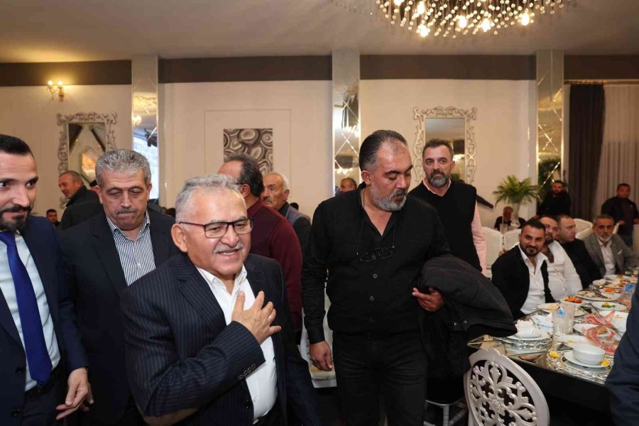 Başkan Büyükkılıç Halk Otobüsçüleri İle Buluştu