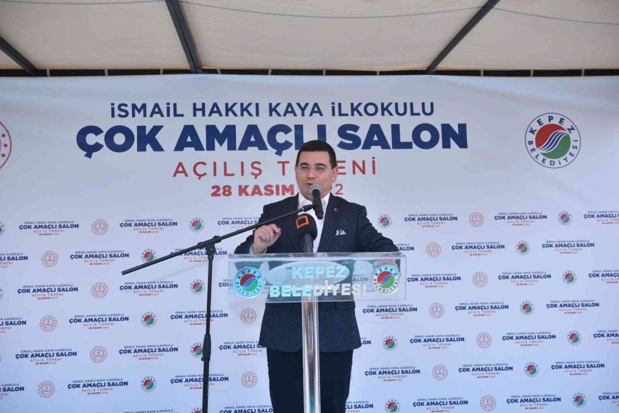 Kepez’den, İsmail Hakkı Kaya İlkokulu’na Çok Amaçlı Salon