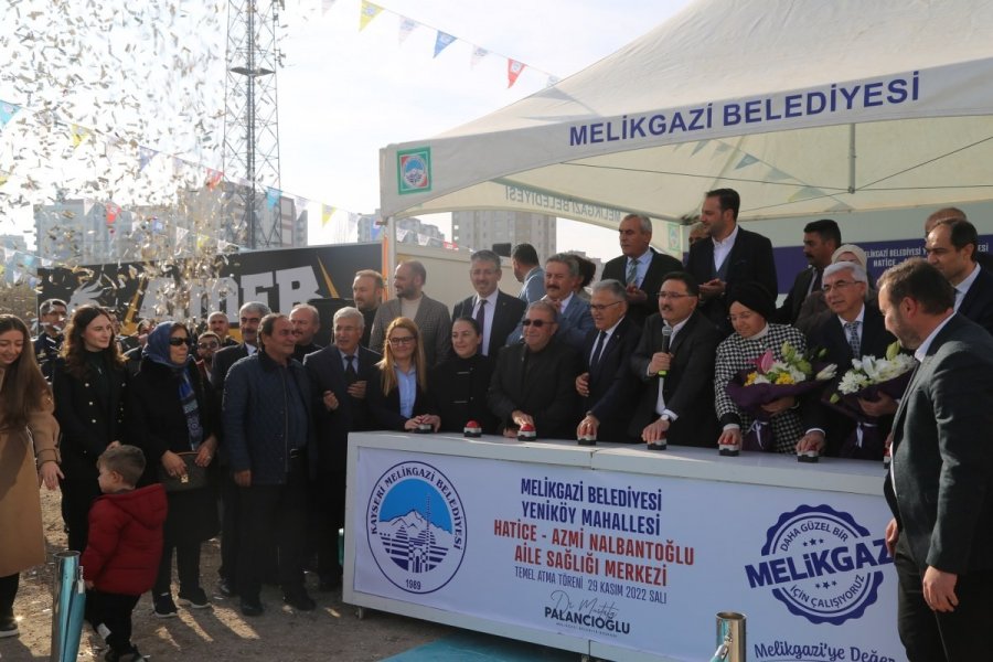 Melikgazi’de Hatice-azmi Nalbantoğlu Aile Sağlığı Merkezi Temeli Atıldı