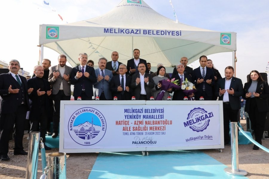 Melikgazi’de Hatice-azmi Nalbantoğlu Aile Sağlığı Merkezi Temeli Atıldı