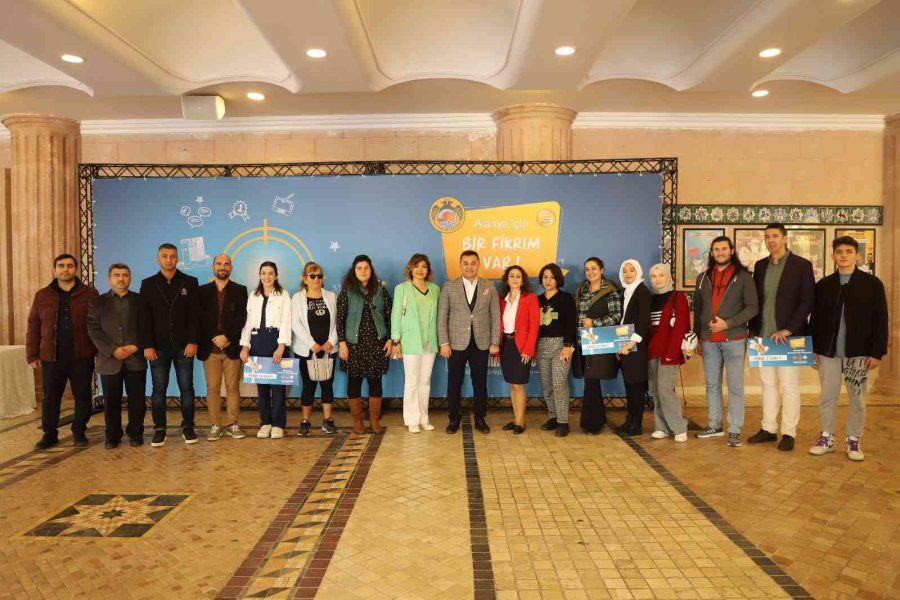 ‘alanya İçin Bir Fikrim Var Projesi’ İle Vatandaşlar Kent Yönetimine Ortak Oldu