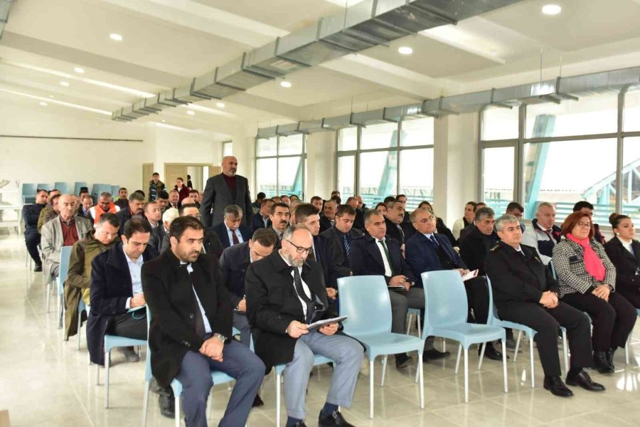 İnönü’de Muhtarların İhtiyaç Ve Talepleri Dinlendi