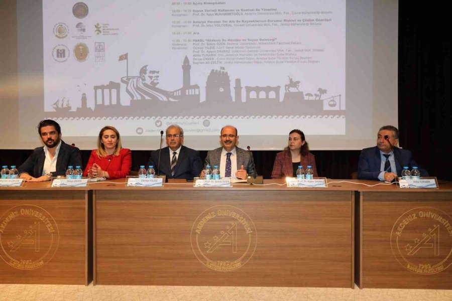 Akdeniz Üniversitesi’nde Akdeniz Su Havzası Ve Suyun Geleceği Çalıştayı