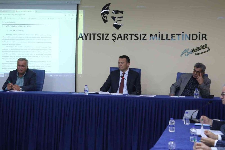 Kaş Belediyesinde Aralık Ayı Meclis Toplantısı Yapıldı