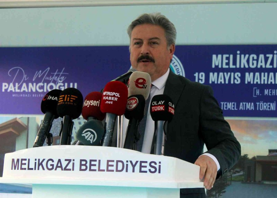 Melikgazi’de Hayırsever Desteği İle Yapılan ‘hisar Cami’nin Temeli Atıldı