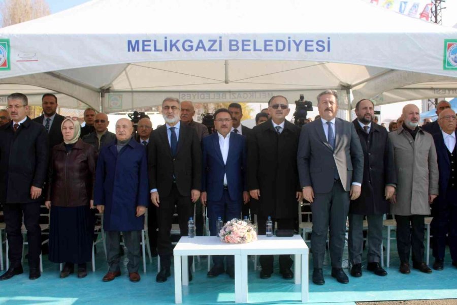 Melikgazi’de Hayırsever Desteği İle Yapılan ‘hisar Cami’nin Temeli Atıldı
