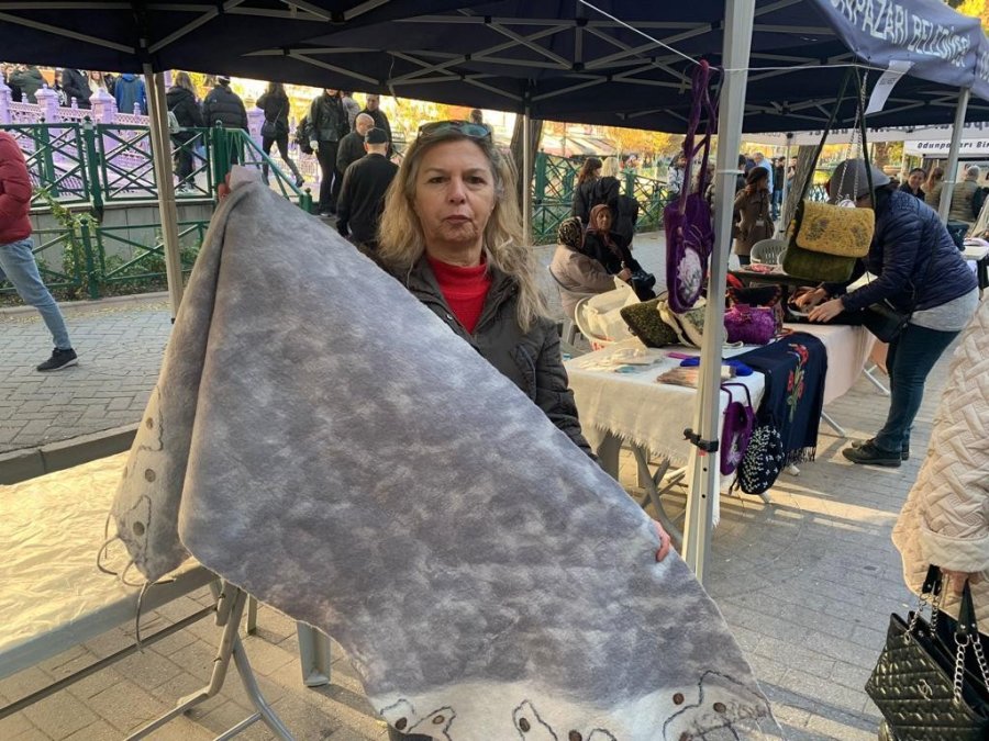 Sulu Keçe Ürünleri İle Tüm Kadınlara Örnek Oluyor