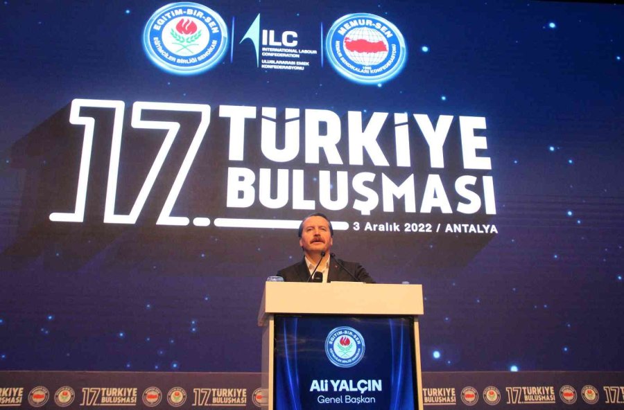 Eğitim-bir-sen Genel Başkanı Yalçın: "3600 Ek Gösterge Başta Olmak Üzere Birçok Kazanım Elde Ettik"