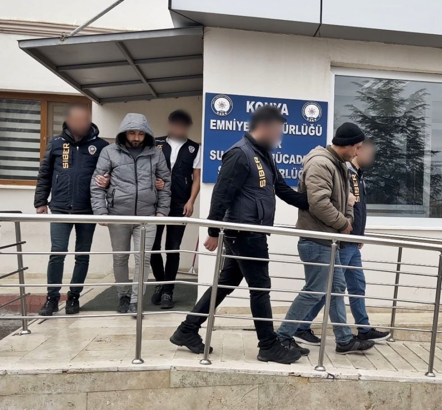 Konya’da İnternet Dolandırıcılarına Operasyon: 4 Tutuklama