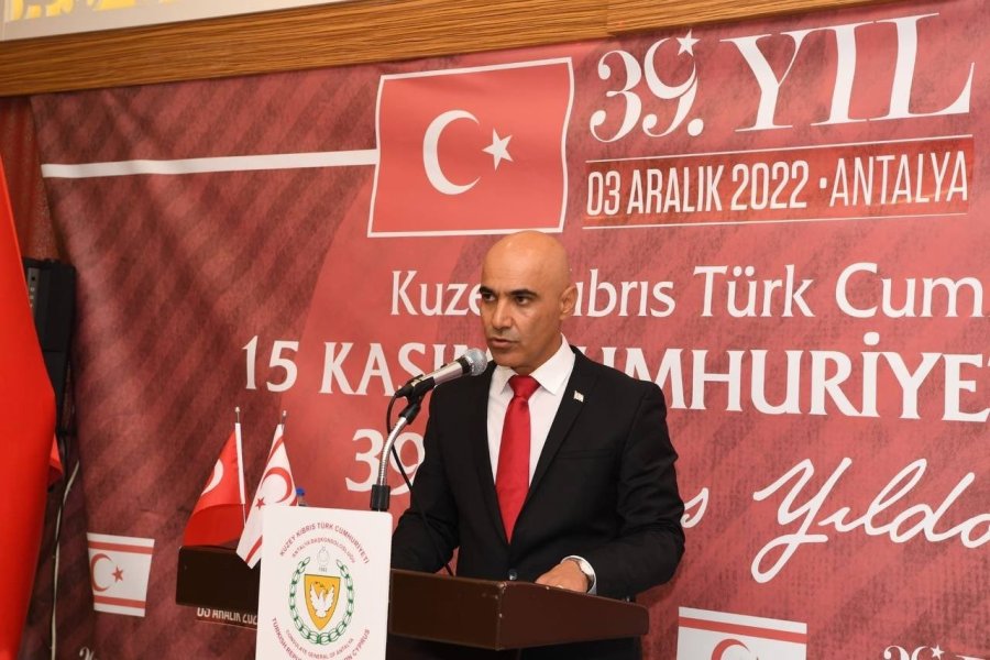 Kktc Antalya Başkonsolosu Topçu: "güzel Adamız, Anavatan Türkiye’nin Yardımları İle Başı Dik, Onurlu Ve Özgür Bir Şekilde Yaşıyor"