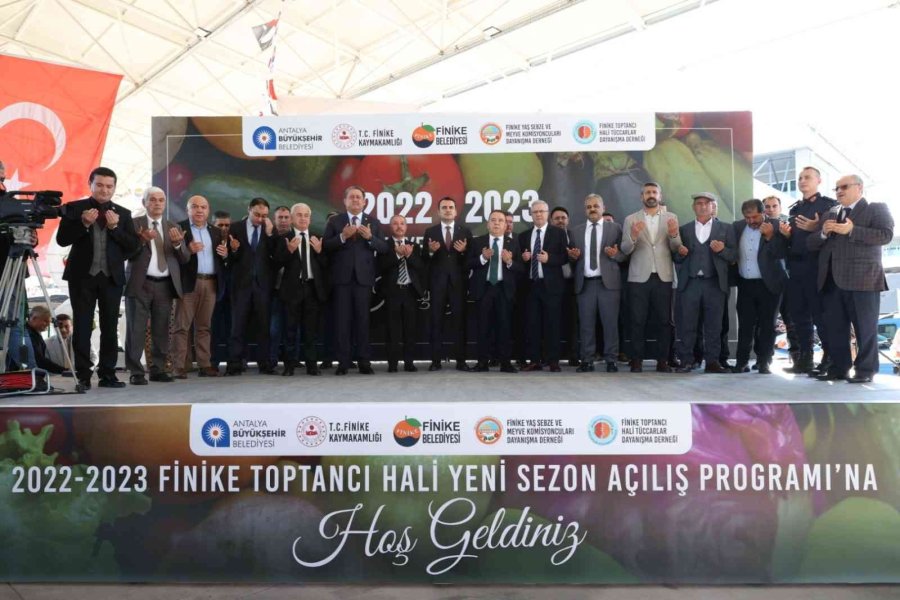 Finike Toptancı Hali Sezonu Açtı