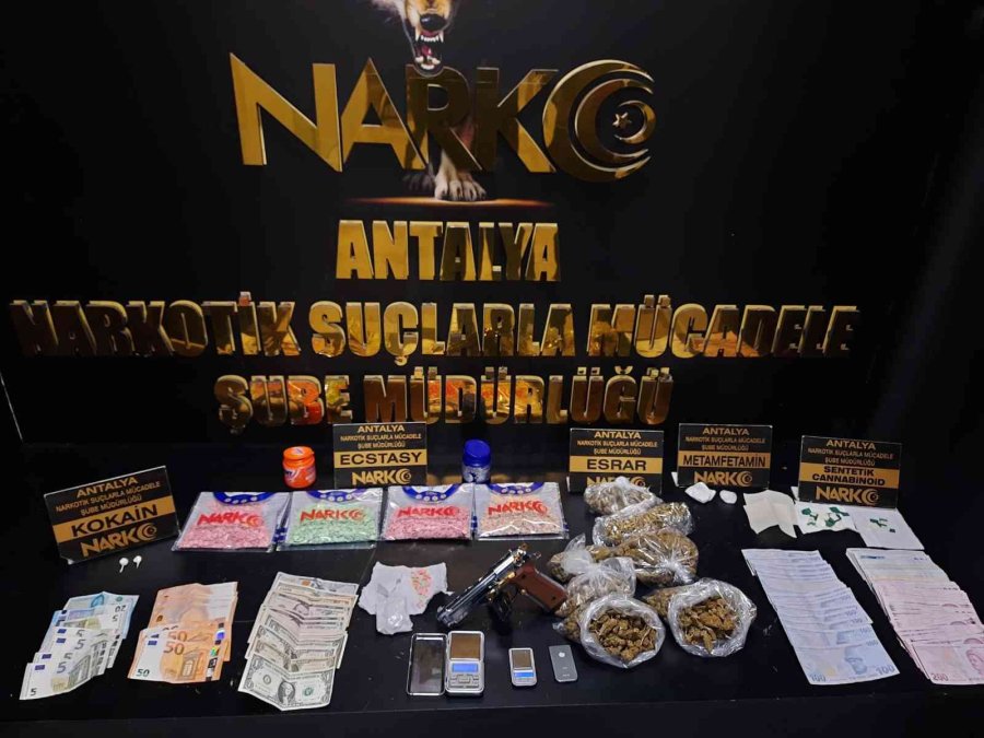 Antalya’da Zehir Tacirlerine Darbe