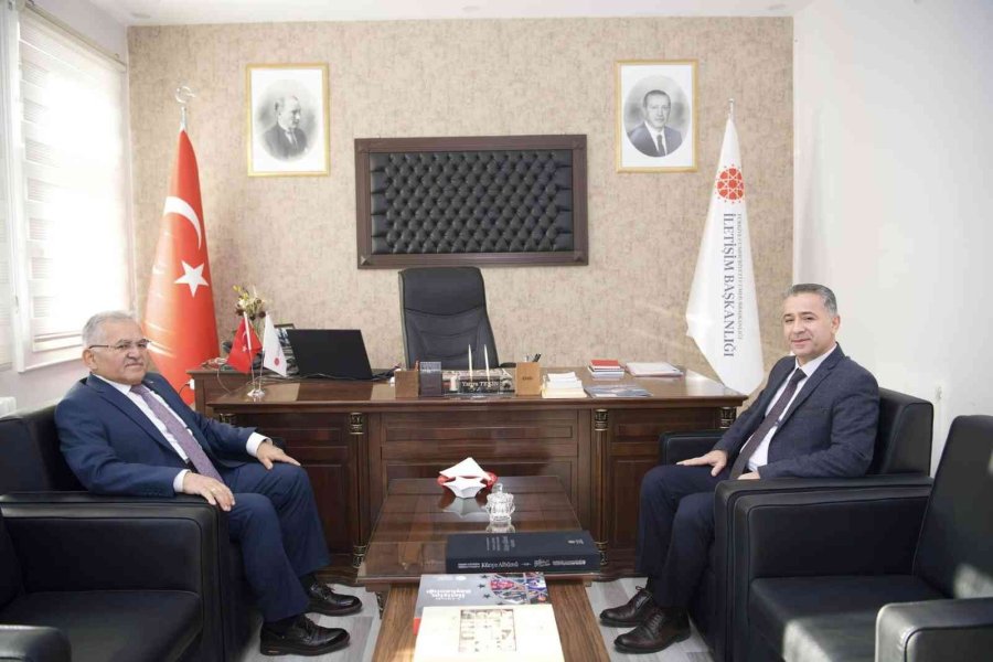 Büyükkılıç’tan Cumhurbaşkanlığı İletişim Başkanlığı Kayseri Bölge Müdürlüğü’ne Ziyaret