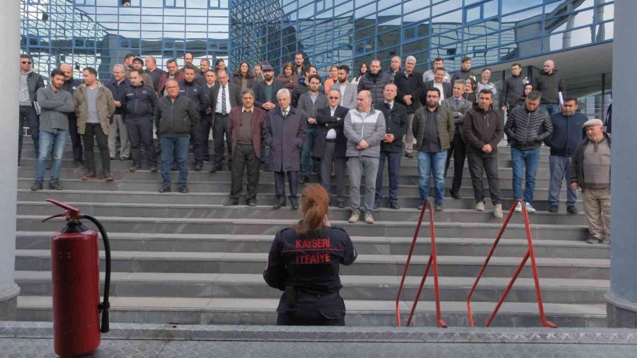 Kocasinan’da Yangın Tatbikatı Gerçeği Aratmadı