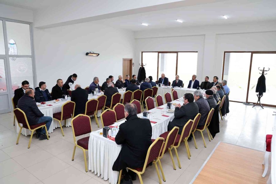 Talas Kırsalında Muhtarlarla Koordinasyon Toplantısı