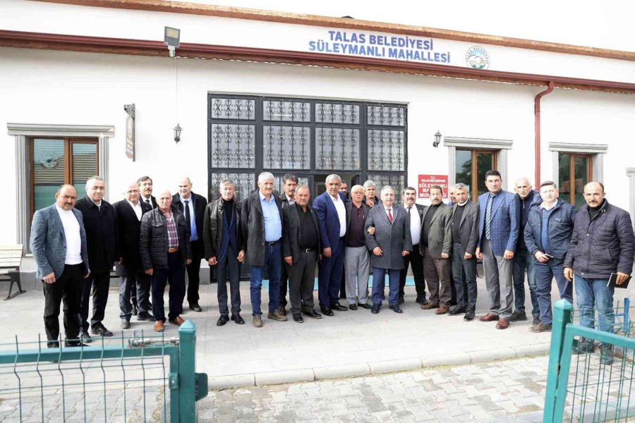 Talas Kırsalında Muhtarlarla Koordinasyon Toplantısı
