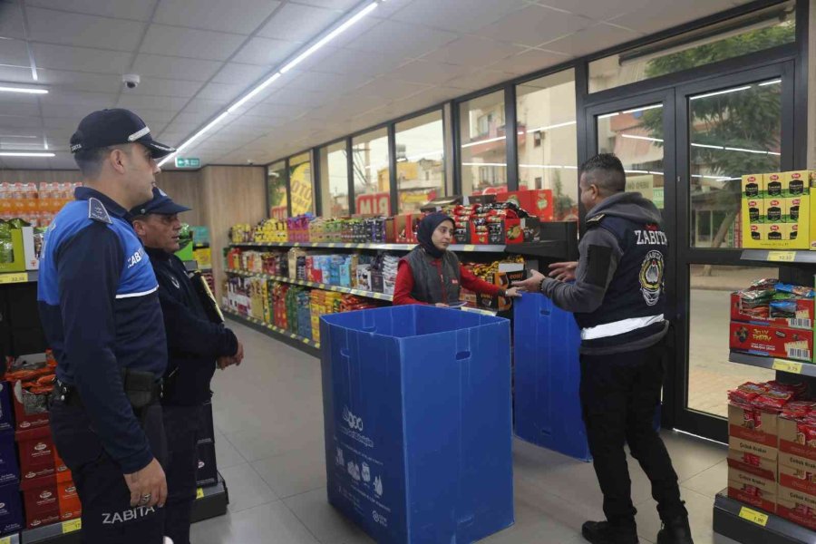 Mersin’de Uygun Şartları Taşımayan Zincir Market Mühürlendi