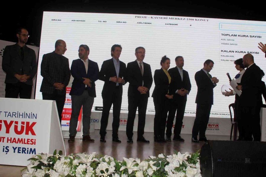 Kayseri’de 4 Bin 585 Konutun Hak Sahipleri Belli Oldu