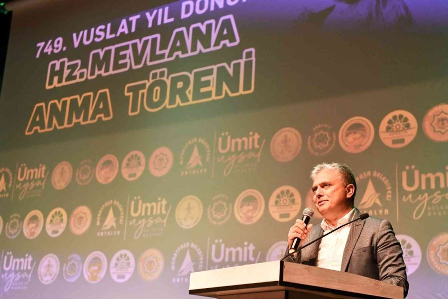 Muratpaşa’da Hz. Mevlana, Vefatının 749. Yılında Anıldı