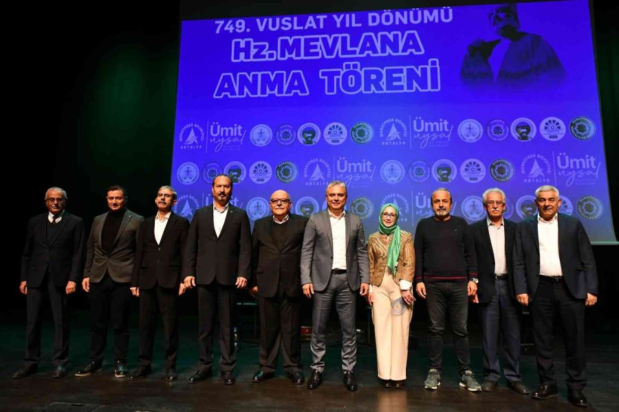 Muratpaşa’da Hz. Mevlana, Vefatının 749. Yılında Anıldı