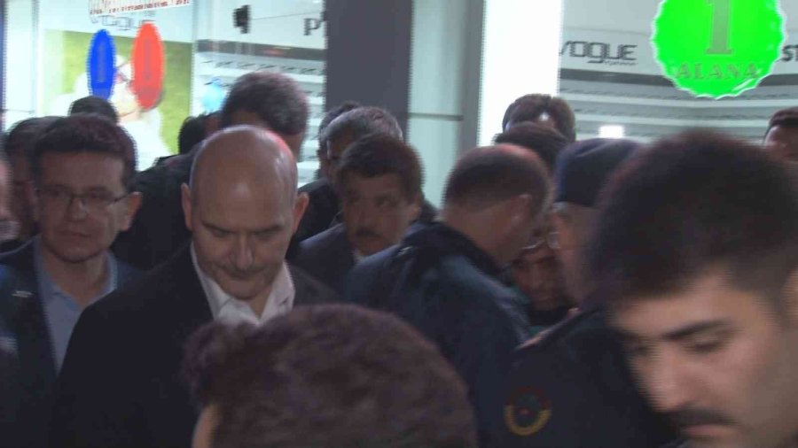 Bakan Soylu’dan Sel Mağduru Esnaflara Ziyaret