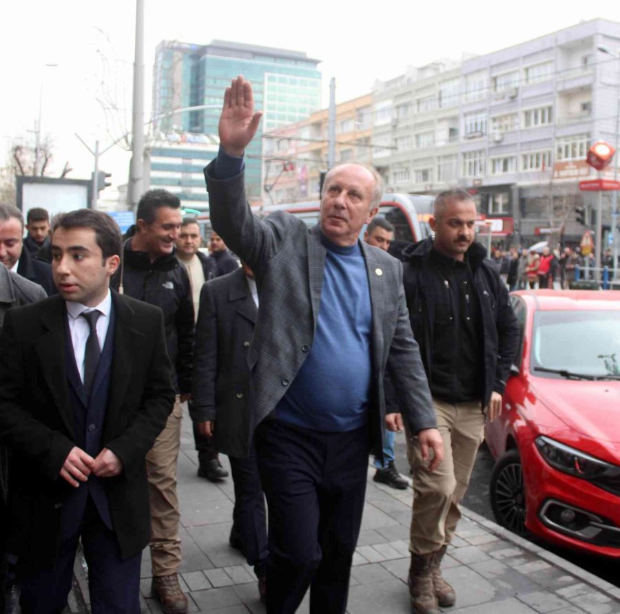 Muharrem İnce: "zafer Partisi İle İttifakı Görüşüyoruz"