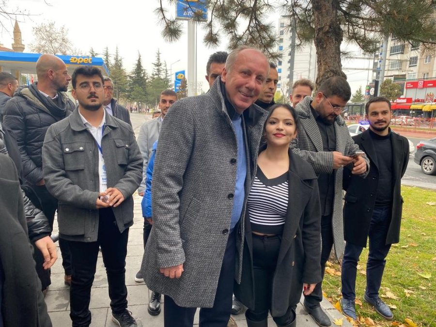 Muharrem İnce Kayseri’de Esnafı Ziyaret Etti