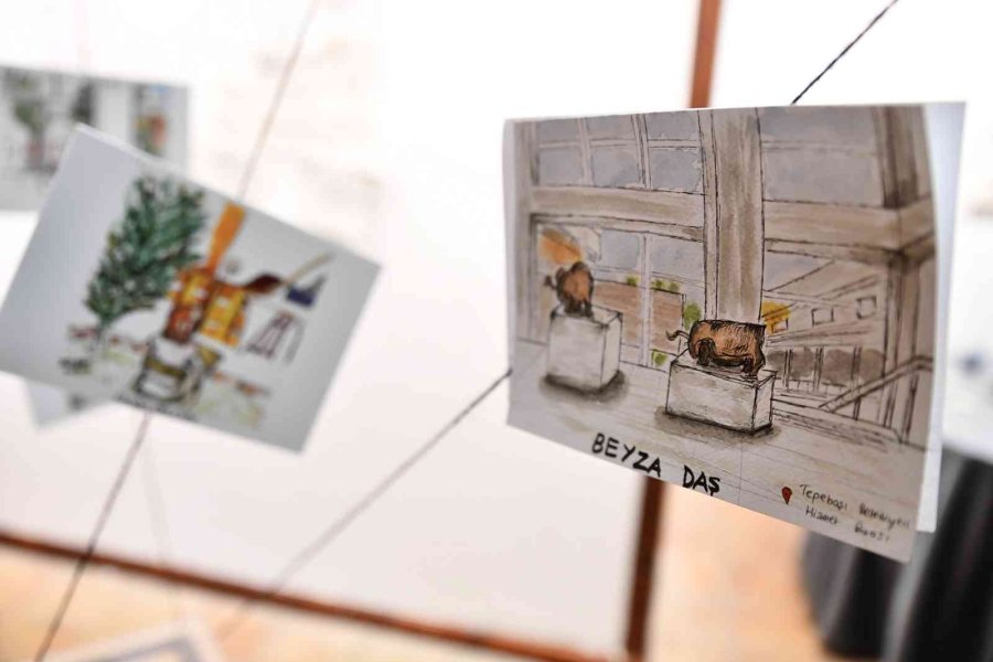 Kenti Anlatan Çizimler Sergileniyor