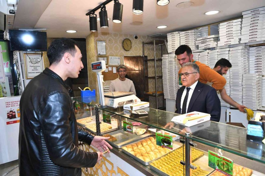 Başkan Büyükkılıç’tan Esnaf Ziyareti