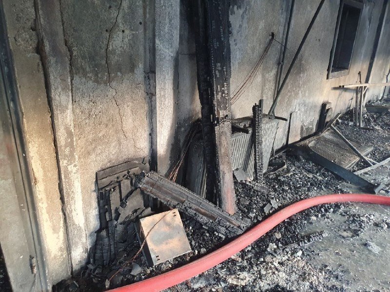 Alevlere Teslim Olan Fabrikada Hasar Gün Ağarınca Ortaya Çıktı