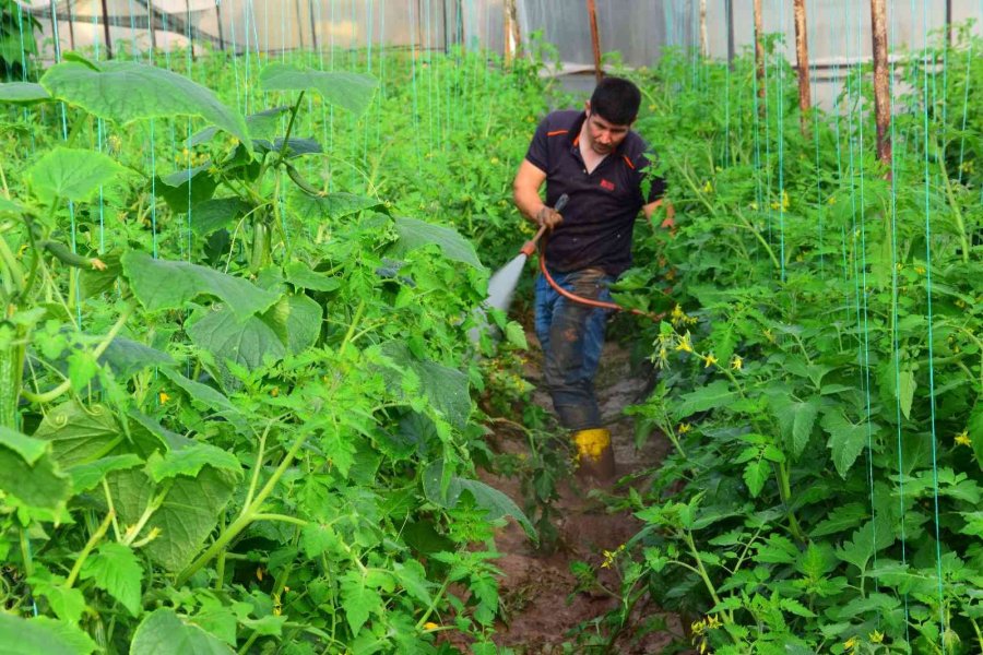Kumluca’da Çamur İçinde Üretim