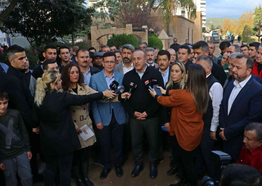 Bakan Çavuşoğlu Sel Bölgesini Ziyaret Etti: “ön Ödemeler Yapıldı Ama Bu Daha Bir Başlangıç”