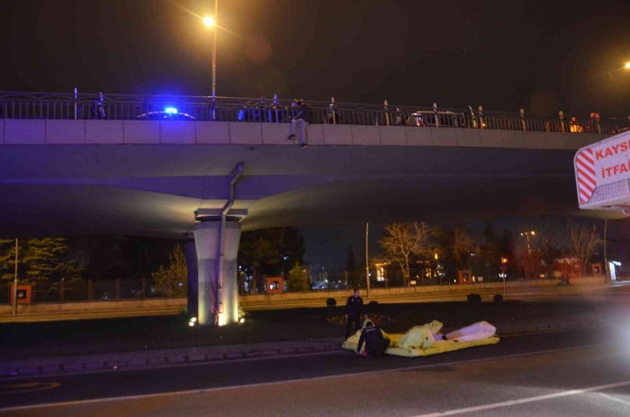 Kayseri’de İntihara Kalkışan Şahsı Polis İkna Etti