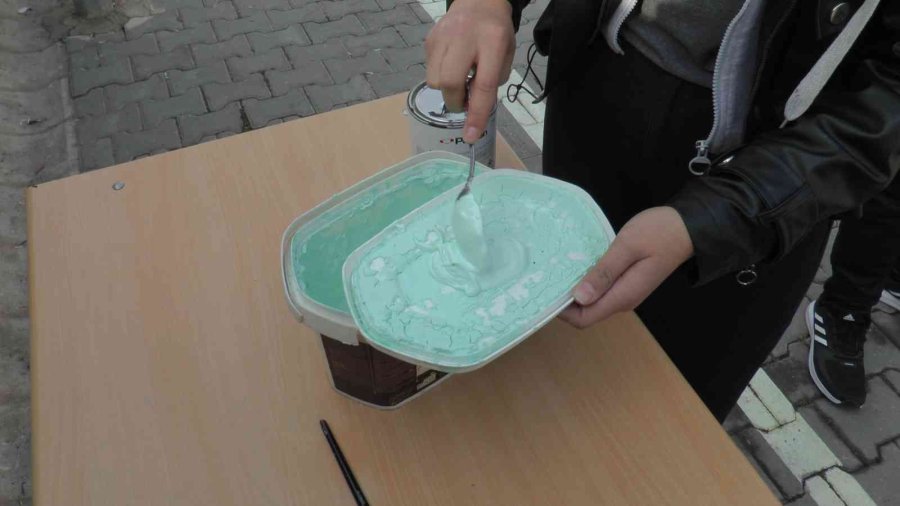 Sanatla Okullarını Güzelleştiriyorlar