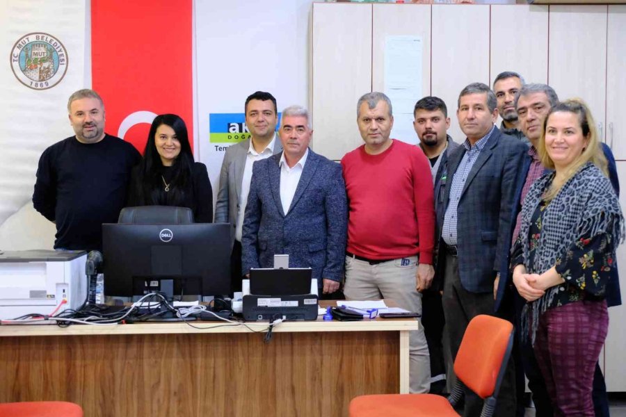 Mersin Mut’ta Doğalgaz Abone İşlemleri Başladı, İlk Abonelik Hizmeti Verildi