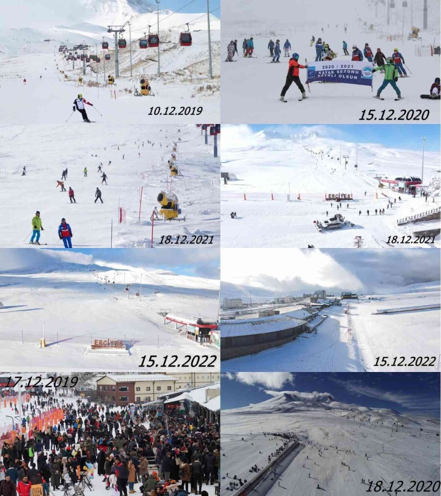 Erciyes’te Sezona Kar Engeli
