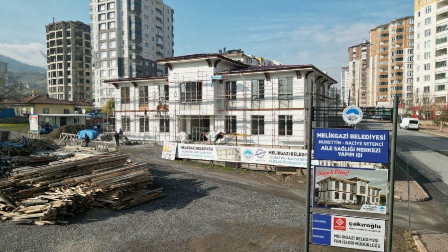 Nurettin-naciye Setenci Aile Sağlığı Merkezi Hızla Tamamlanıyor