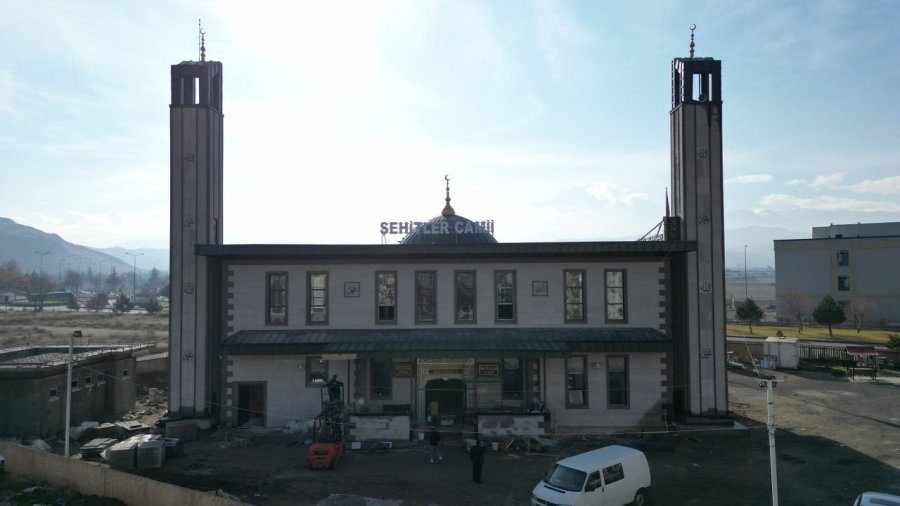 Melikgazi’de Şehitler Cami Sona Yaklaşıyor